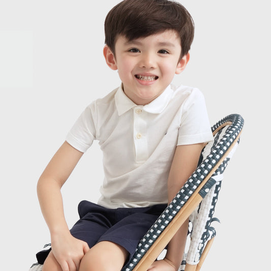 Chaises et table de bistrot en rotin Petit Paris pour enfants