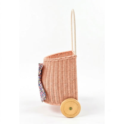 Petite Louise Pink French Market Cart with Bow