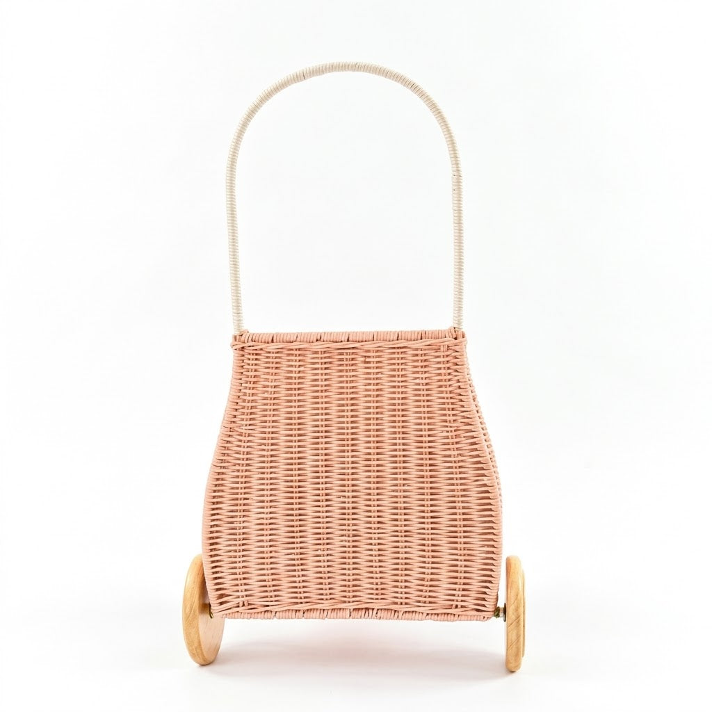 Petite Louise Pink French Market Cart with Bow