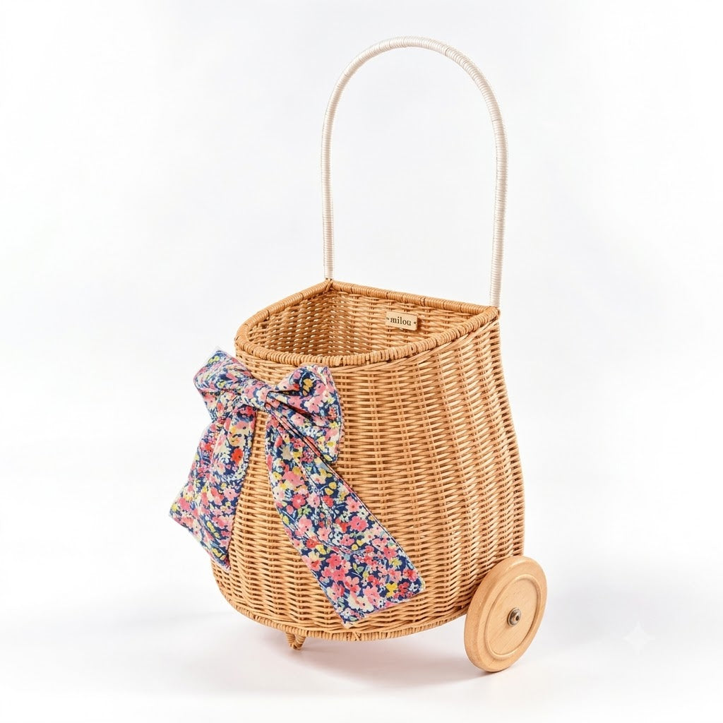 Petite Louise  French Market Cart with Bow