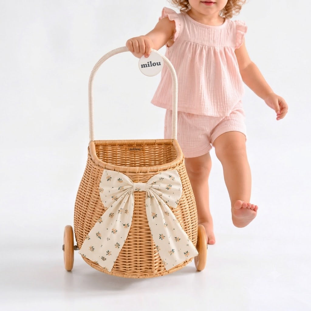 Petite Louise  French Market Cart with Bow