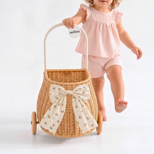 Petite Louise  French Market Cart with Bow