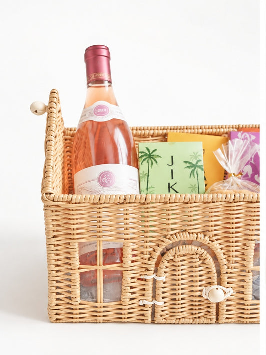 Petite Maison Rattan Hamper Basket
