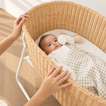 Keranjang Bayi Rotan Ayun
