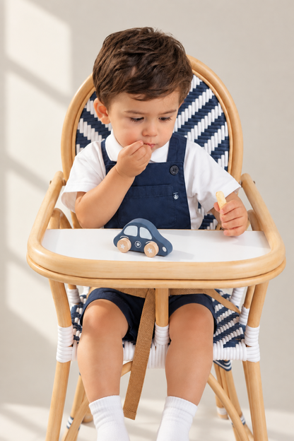 Kursi Makan Bayi Rotan Paris Bebe