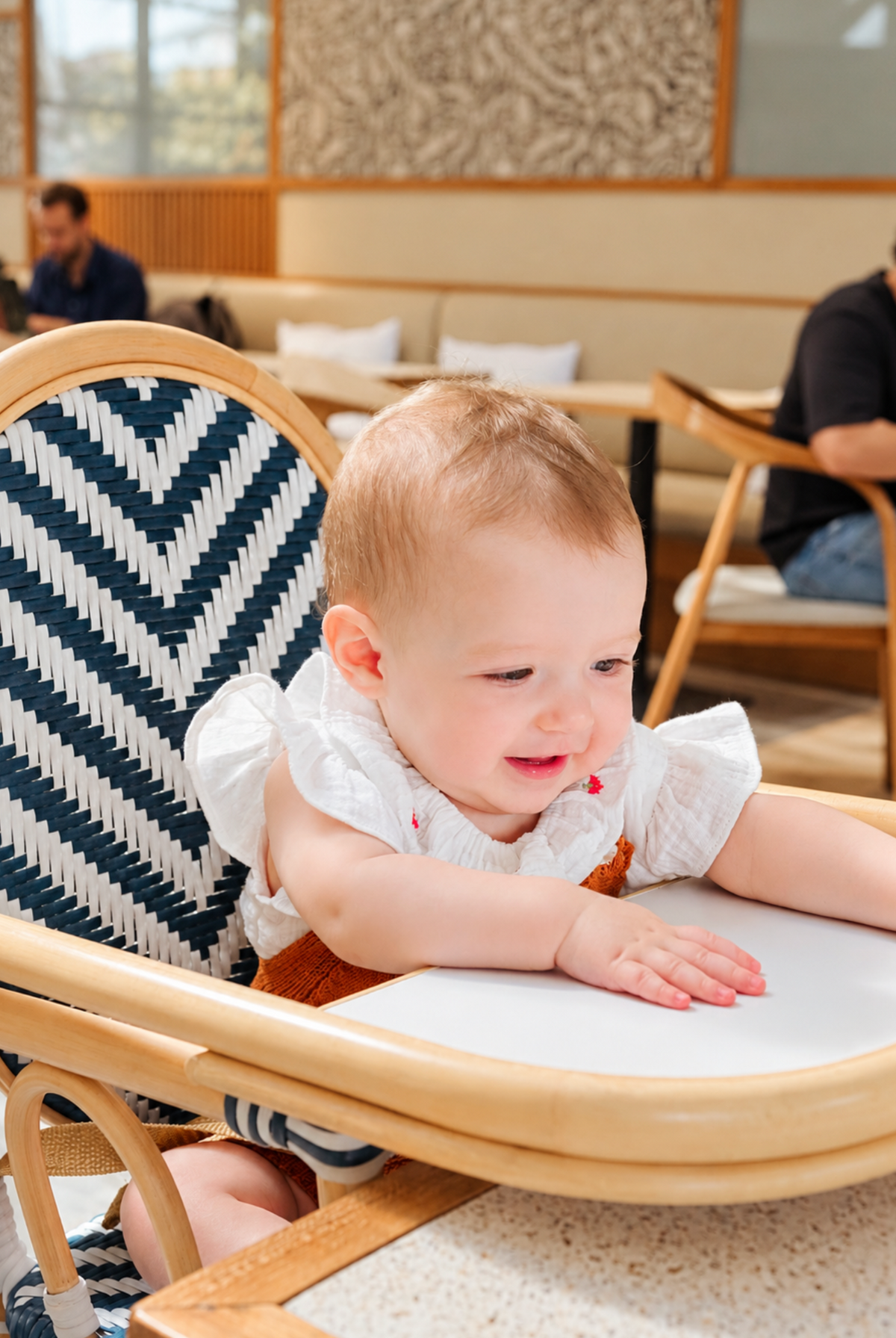 Kursi Makan Bayi Rotan Paris Bebe