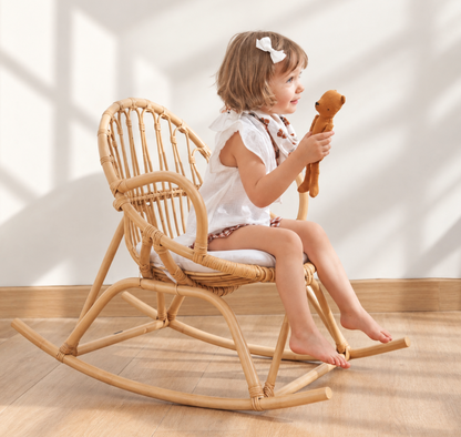 Petit Swing Rattan Rocking Chair