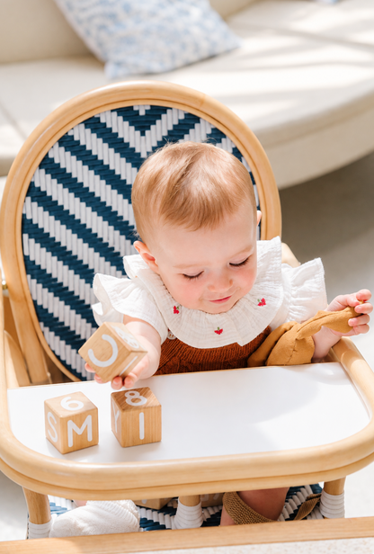 Kursi Makan Bayi Rotan Paris Bebe