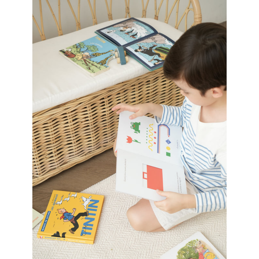 Banc de rangement en rotin Petite Joy