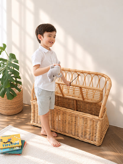 Petite Joy Rattan Storage bench